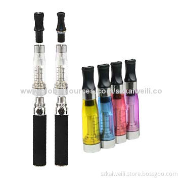 Electronic Cigarette Starter Kit with Colorful Atomizer and Large Capacity Battery